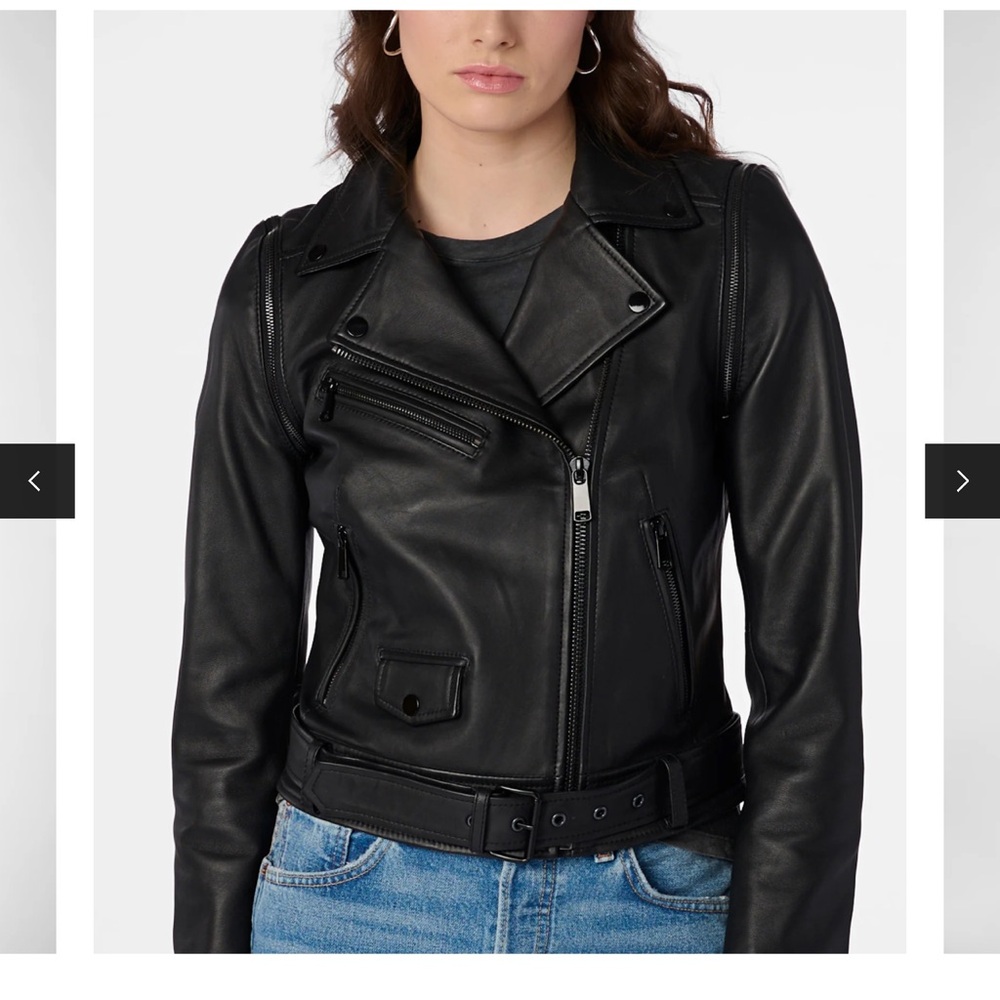 Wilson’s CAMILA COVERTIBLE 2 IN 1 VEST MOTO JACKET